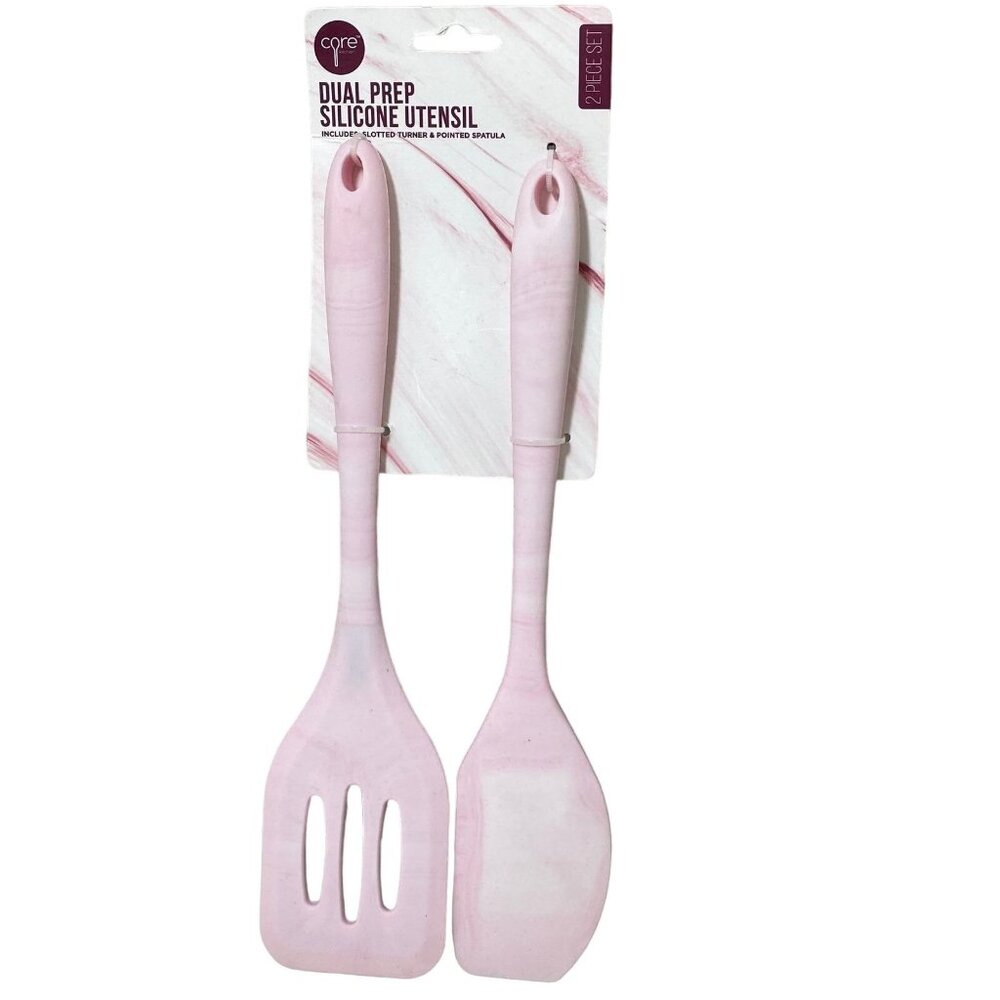 Core Utensils Spatula & Turner 2 Pink and white Silcone